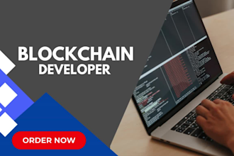 do develop custom blockchain solutions and smart contracts