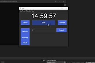 create a simple desktop application on python with tkinter