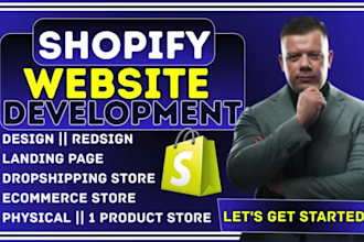 setup automated shopify dropshipping store, design ecommerce website, copy clone