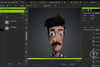 model base on concept for character creator 4 , iclone8