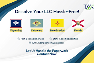 dissolve, close , terminate, cancel your US llc
