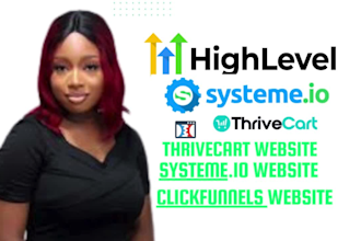 sales funnels on systemeio gohighlevel clickfunnels thrivecart systeme website