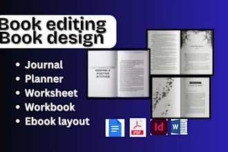 design custom printable editable planner workbook worksheet journal on canva