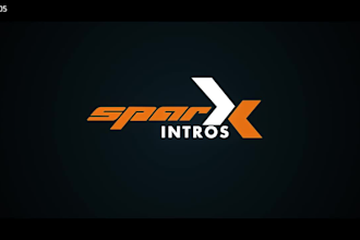 do quick particle logo reveal