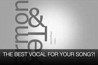 sing choir and arrange background harmony vocals all genres