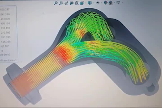 perform 3d simulation for your design using  cfd analysis
