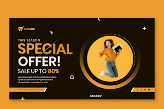 design social media posts, facebook covers, youtube thumbnail, linkedin banner