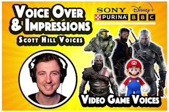 voice your male video game character