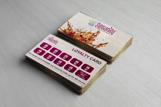 design awesome loyalty, gift, coupon, VIP card within 6days
