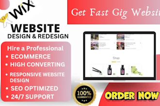 redesign wix website wix revamp wix landing page wix design