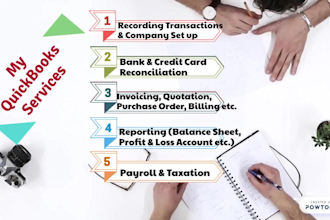 do bookkeeping in quickbooks online