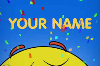 create you a happy birthday card video