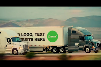 create logistics warehouse truck videos