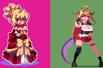 draw pixel art animation, nsfw pixel, sprite sheet rpg maker, pixel character