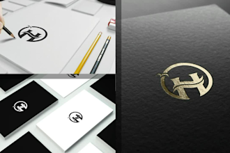 design elegant, luxurious, modern initial logo