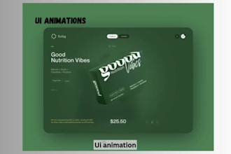 do lootie splash screen animation, figma animations, website ui animation ui ux