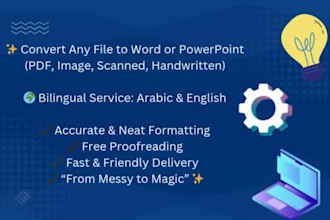 convert PDF, scanned documents, and images to word