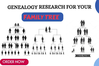 research your genealogy and design your family tree