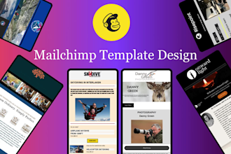 design a mailchimp email template newsletter formally