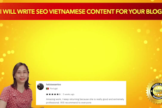 write SEO vietnamese content for your blog