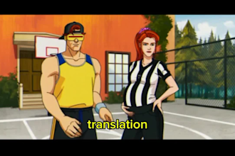 be a movie, game, book creative content literary translator
