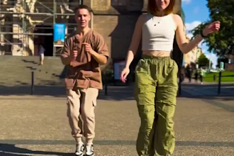 do a customized shuffle dance video for your music
