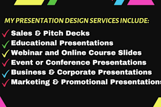 design professional powerpoint and modern canva presentation slides
