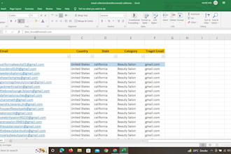 do data entry, web scraping, and niche targeting email