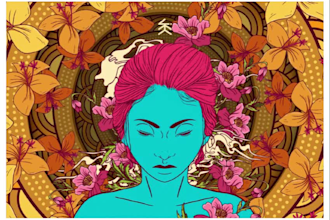 turn your photo into a trippy illustration