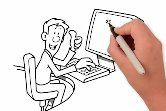 bring your ideas to life with an engaging whiteboard animation