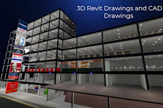 draw 3d revit architecture drawings