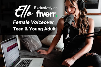 record versatile voiceover for female teen or young adult