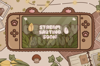 design animated cute overlays for your stream on the twitch