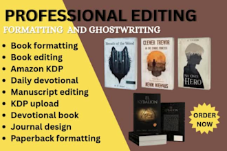 edit format ghostwrite ebook christian book daily devotional prayer journal