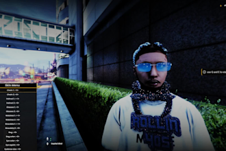 hook you up with a custom chain and pendant for  fivem