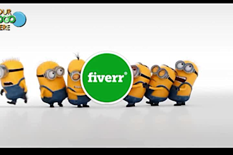 do funny minions logo jumping short video ad in 12 hrs