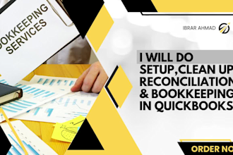 provide expert quickbooks bookkeeping and quickbooks automation