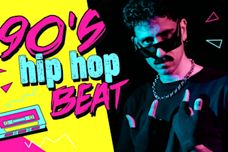 produce your 90s hiphop beat, old school, boombap, gangsta