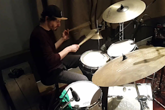 record the drums for your song with love and groove