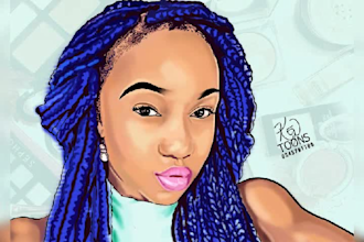 do african american illustration, cartoon, tshirt design