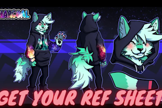 make your reference sheet fursona