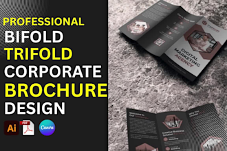 design company profile, corporate, product, catalog, annual report brochure