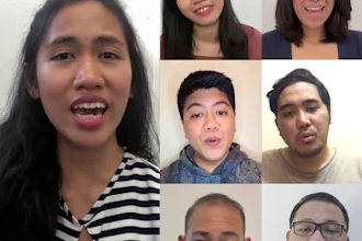 sing your song in choir format