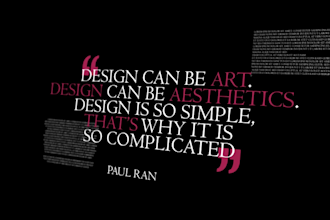 make this quotes typography video