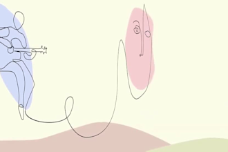 draw 2d traditional, line art animation, 2d line art, frame by frame, flip book