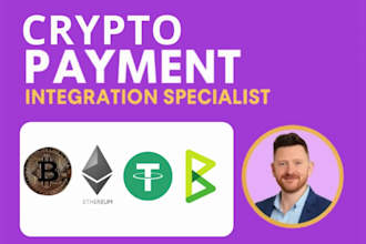 integrate crypto payment gateway on your website bitcoin, ethereum usdt and more