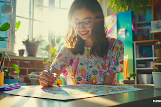 design kids and adults coloring pages for KDP and etsy
