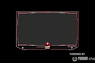 design cool twitch overlays and complete stream layouts pack