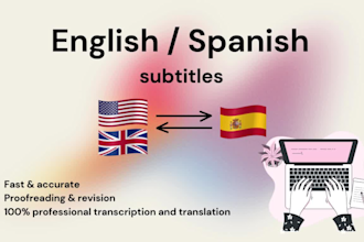 add english or spanish subtitles to your video srt