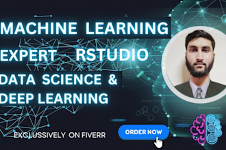 do machine learning and deep learning projct in python and r